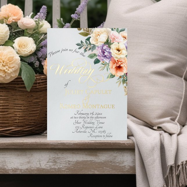 Spring Floral & Wreath Monogram - Pearl White (Creator Uploaded)