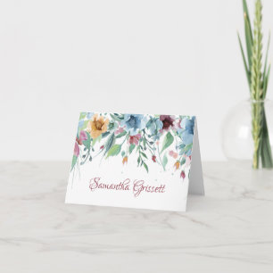 Spring Florals Note Card
