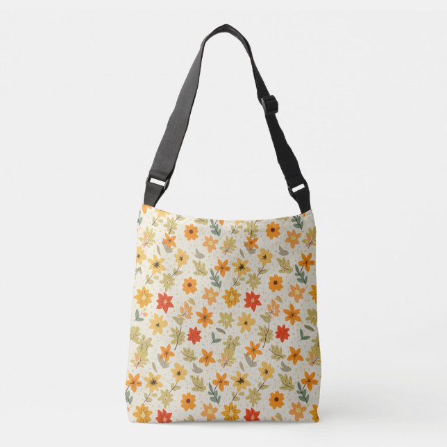 Spring Flower Crossbody Bag (Front)