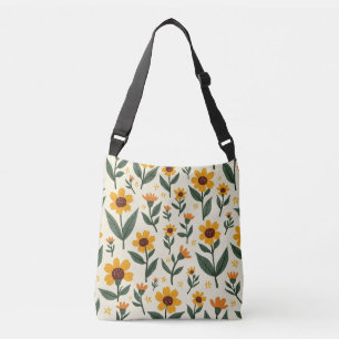 Spring Flower Crossbody Bag