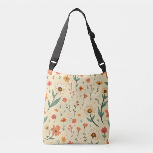 Spring Flower Crossbody Bag