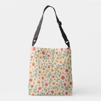 Spring Flower Crossbody Bag