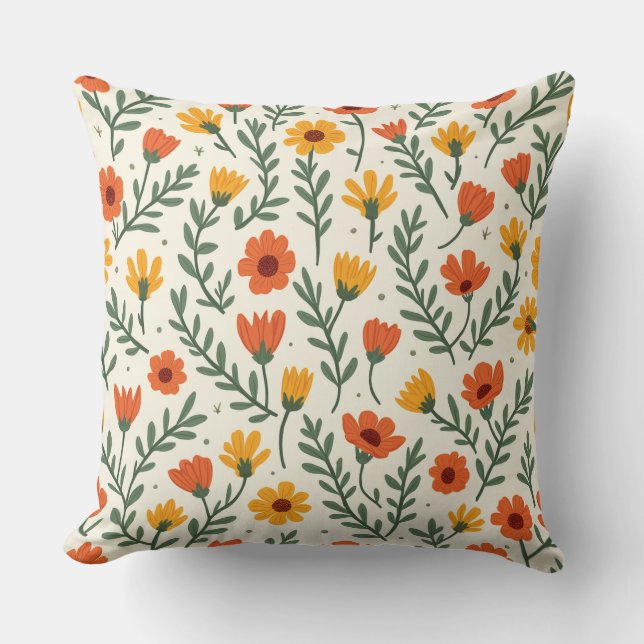 Spring Flower Cushion (Front)