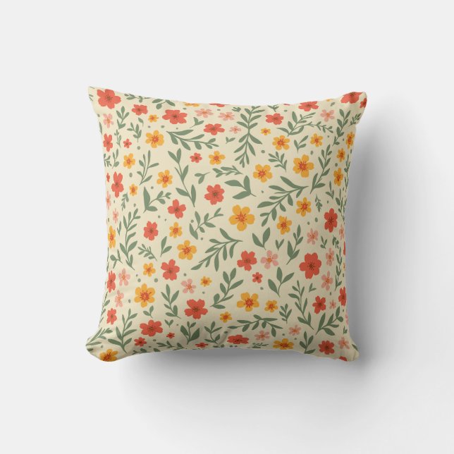Spring Flower Cushion (Front)