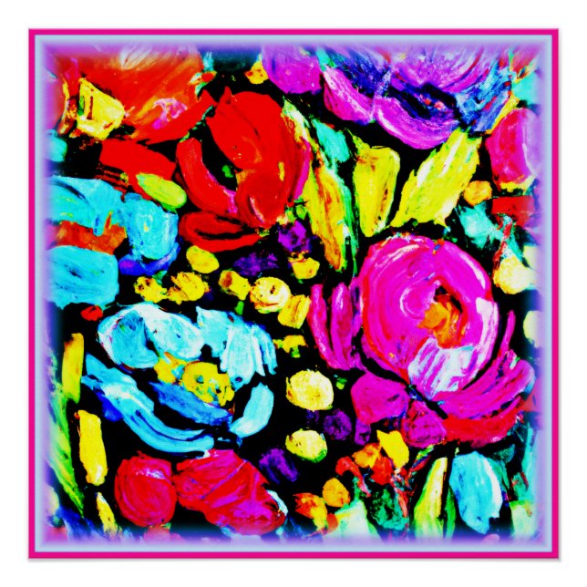 "Spring Flower" Cute Art. Buy Now Poster (Front)