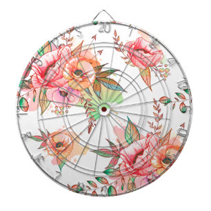 spring Flower Dartboard