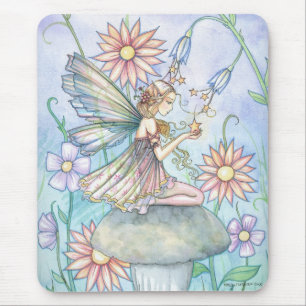 Spring Flower Fairy Art by Molly Harrison Mouse Pad