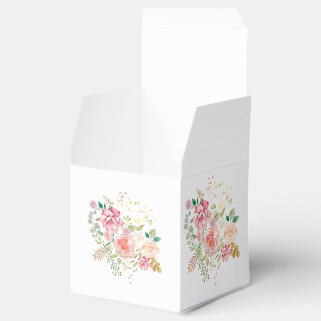 spring flower favour box (Opened)