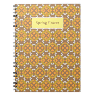 spring flower floral pattern notebook