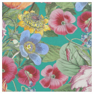 Spring Flower Garden Pattern Fabric