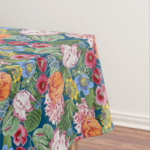 Spring Flower Garden Pattern Tablecloth