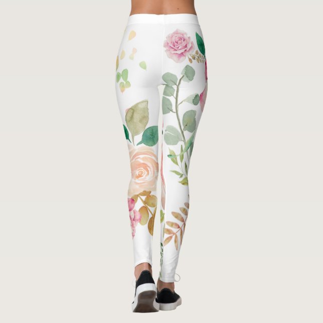 spring flower leggings (Back)