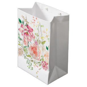 spring flower medium gift bag