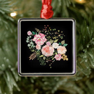 spring flower metal ornament