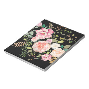 spring flower notepad