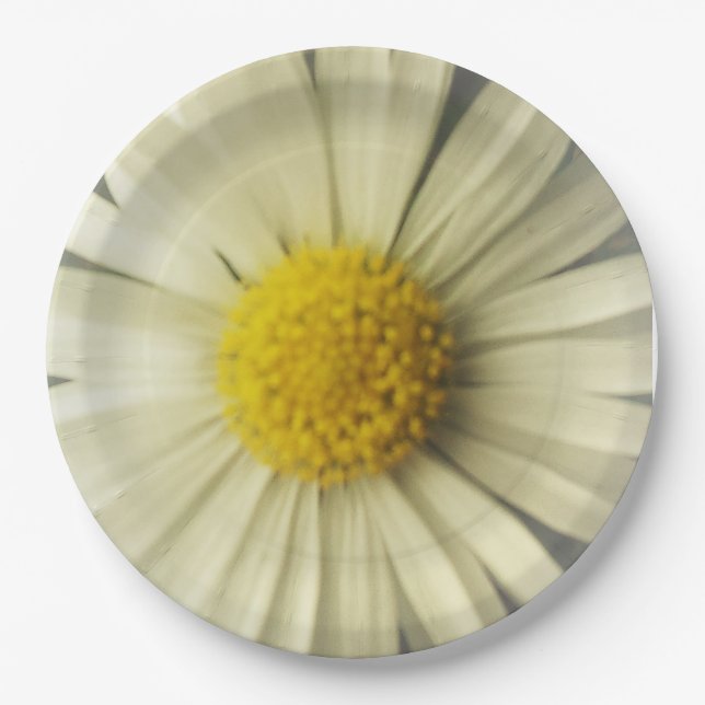Spring flower paper plate (Front)