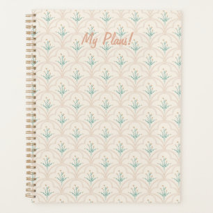 Spring flower pattern Planner