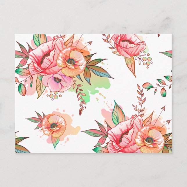 spring Flower Postcard (Front)