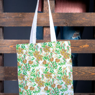 Spring flower tote bag