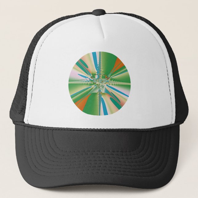 Spring Flower Trucker Hat (Front)