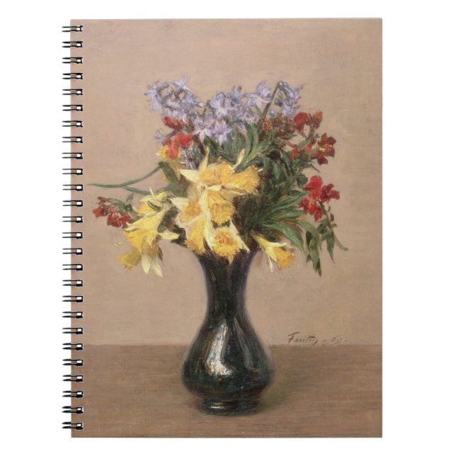 Spring Flowers, 1869 (oil on canvas) Notebook (Front)