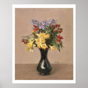 Spring Flowers, 1869 (oil on canvas) Poster