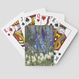 Spring flowers along a garden path, Georgia Playing Cards