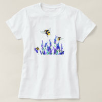 Spring Flowers and Bees T-Shirt