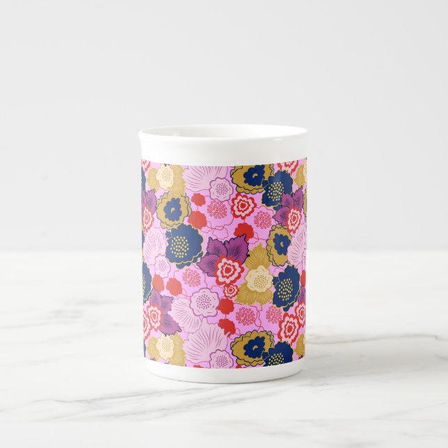 Spring Flowers Bone China Mug (Front)