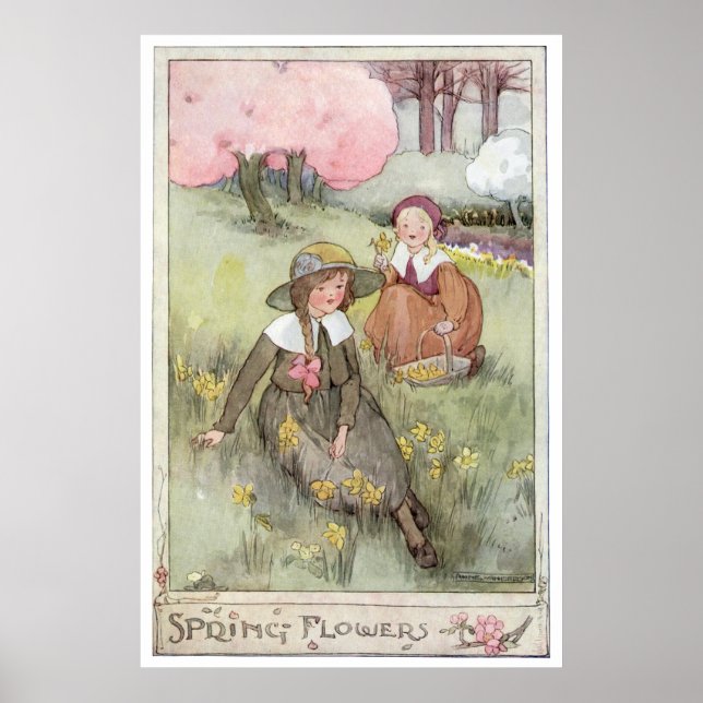 Spring Flowers by Anne Anderson Poster (Front)