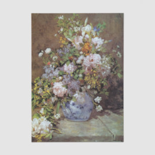 Spring Flowers by Renoir Tissue Paper