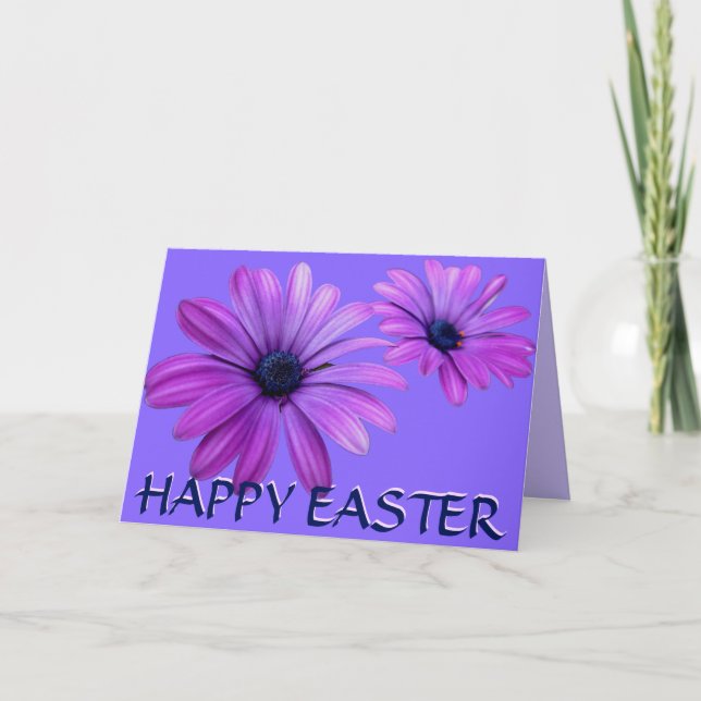 Spring Flowers Card Flowers Easter Card Blank (Front)