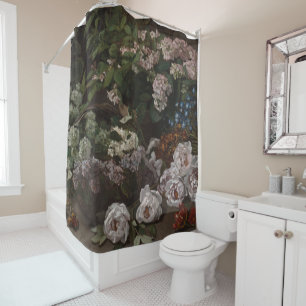 Spring Flowers - Claude Monet Shower Curtain