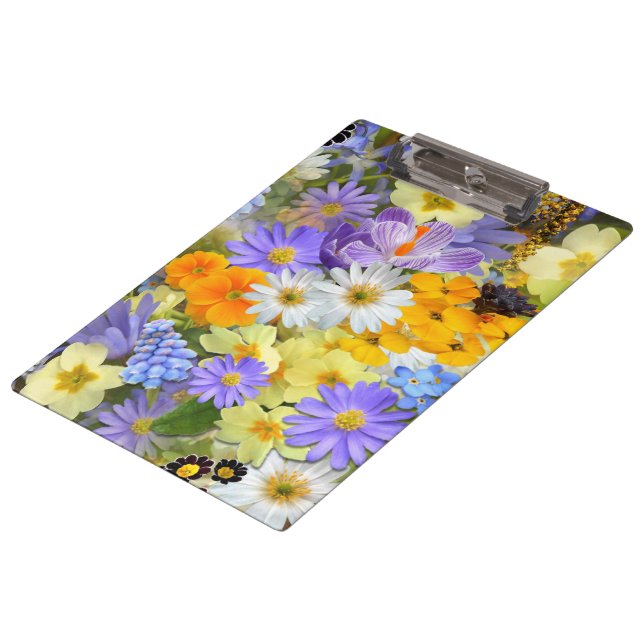 Spring Flowers Clipboard (Angled)