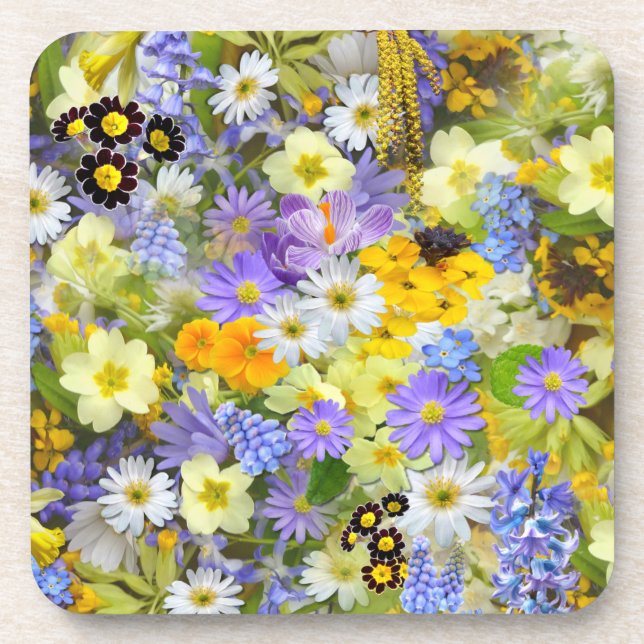 spring flowers coaster (Front)