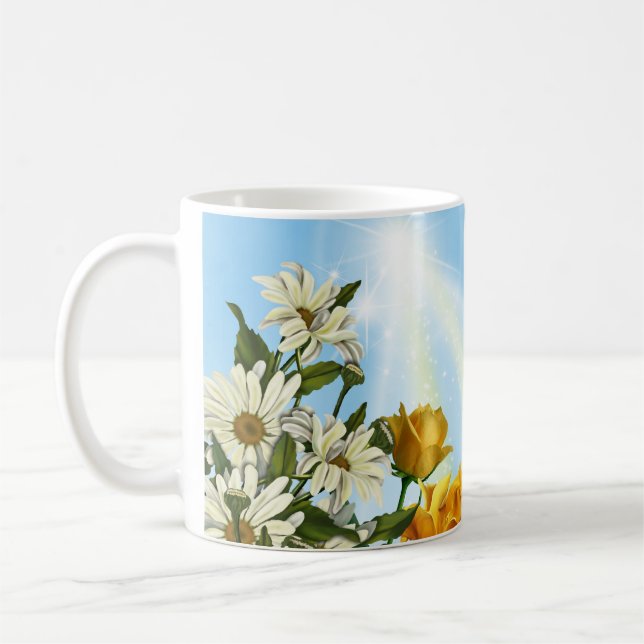 Spring Flowers Coffee Mug (Left)
