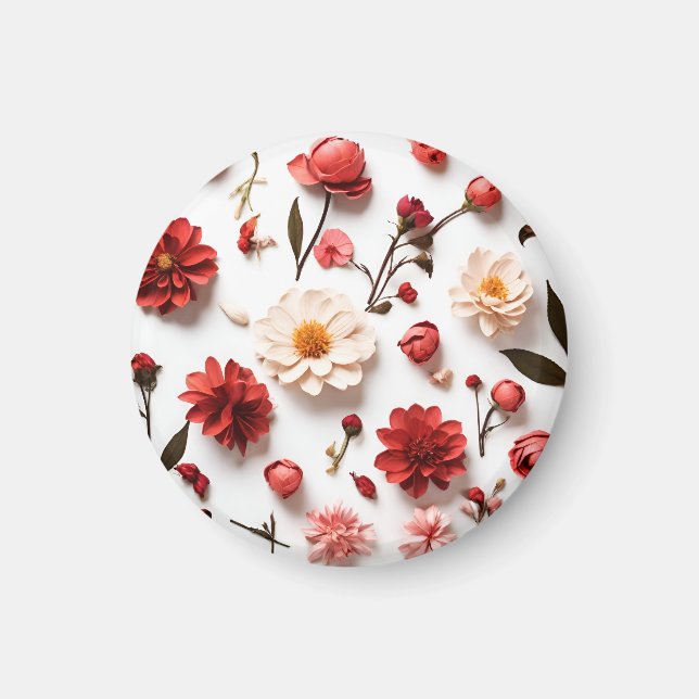 Spring flowers collection magnet (Front)