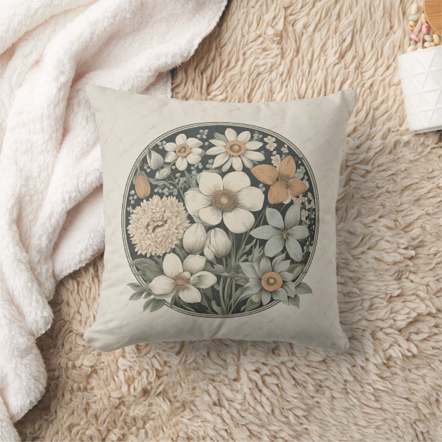 Spring Flowers Cushion (Blanket)