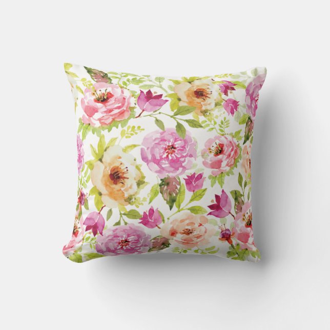 Spring Flowers Cushion (Front)