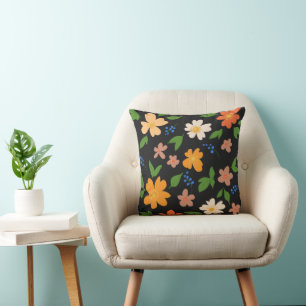 Spring flowers cushion
