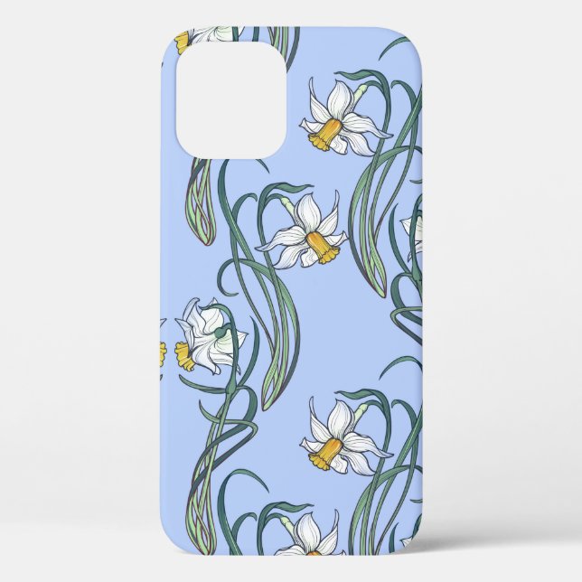 Spring flowers. Daffodil flowers interlaced into a Case-Mate iPhone Case (Back)