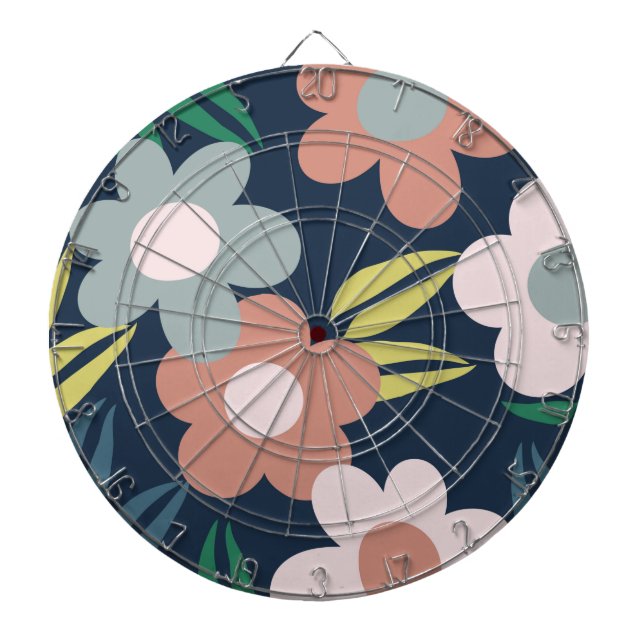 Spring flowers dartboard (Front)
