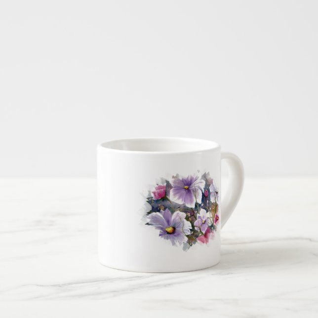 SPRING FLOWERS ESPRESSO CUP (Front Right)
