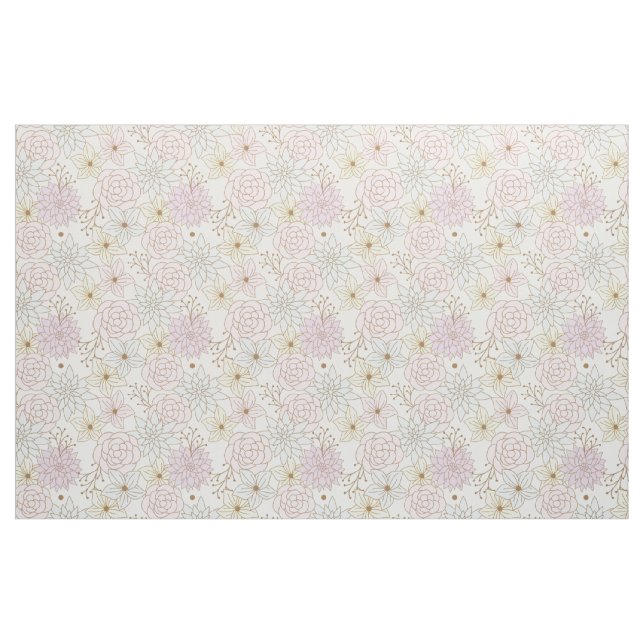 spring flowers fabric (Fat Quarter)