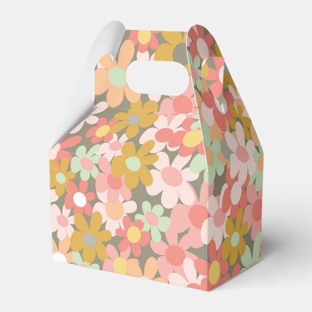 Spring Flowers Favour Box (Front Side)