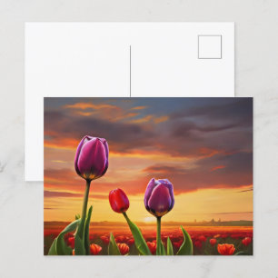 Spring flowers for Valentines day Postcard
