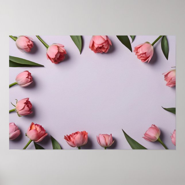 Spring flowers for Valentines day Poster (Front)