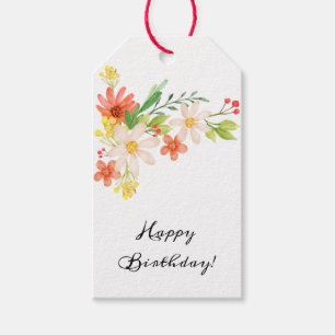 Spring Flowers Gift Tags