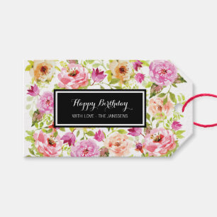 Spring Flowers Gift Tags