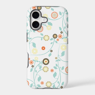 Spring flowers girly mod chic floral pattern